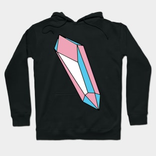 Crystal in Trans Pride Hoodie